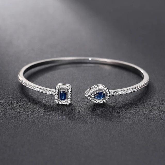 Lottie | Bracelet manchette en zircone pour femme 