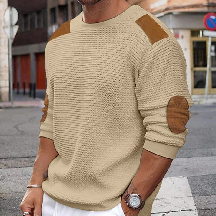 Kier - Pull patchwork pour homme