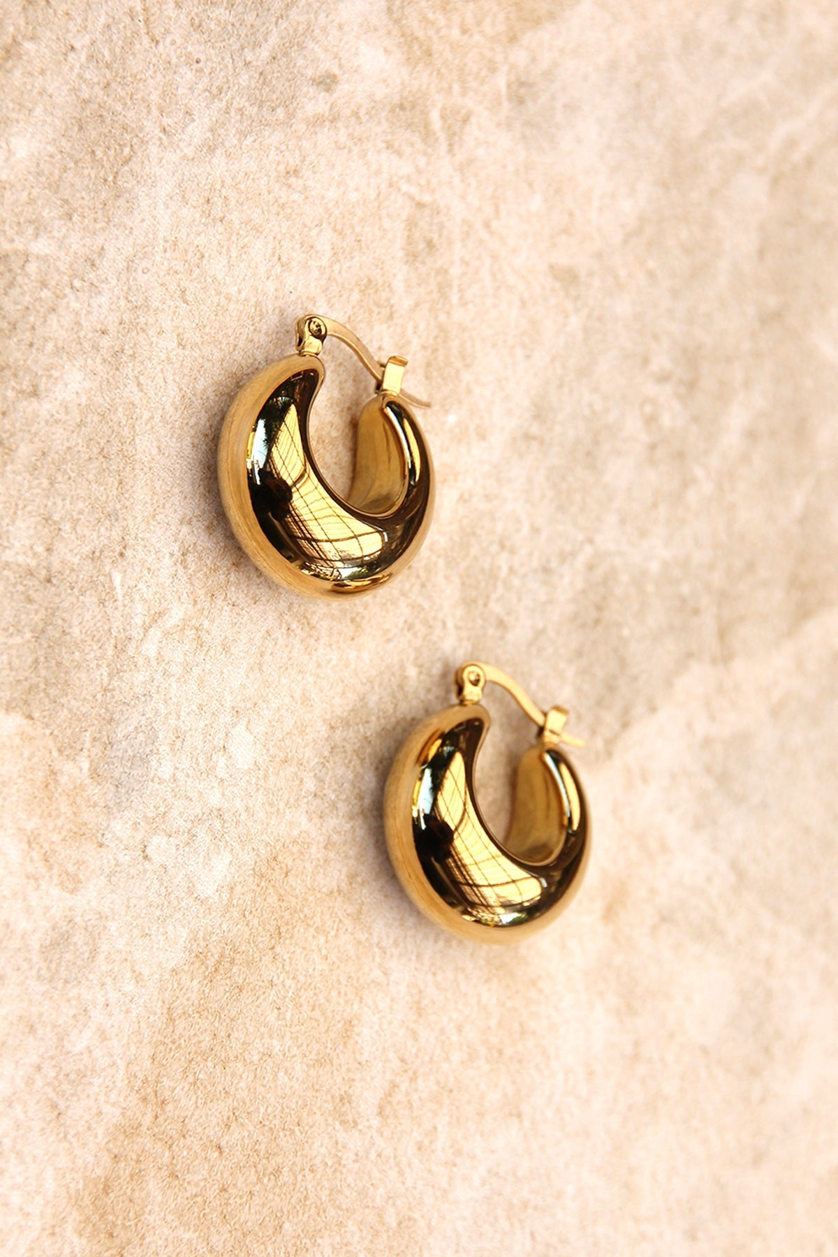 Boucles d'oreilles créoles « Forte »