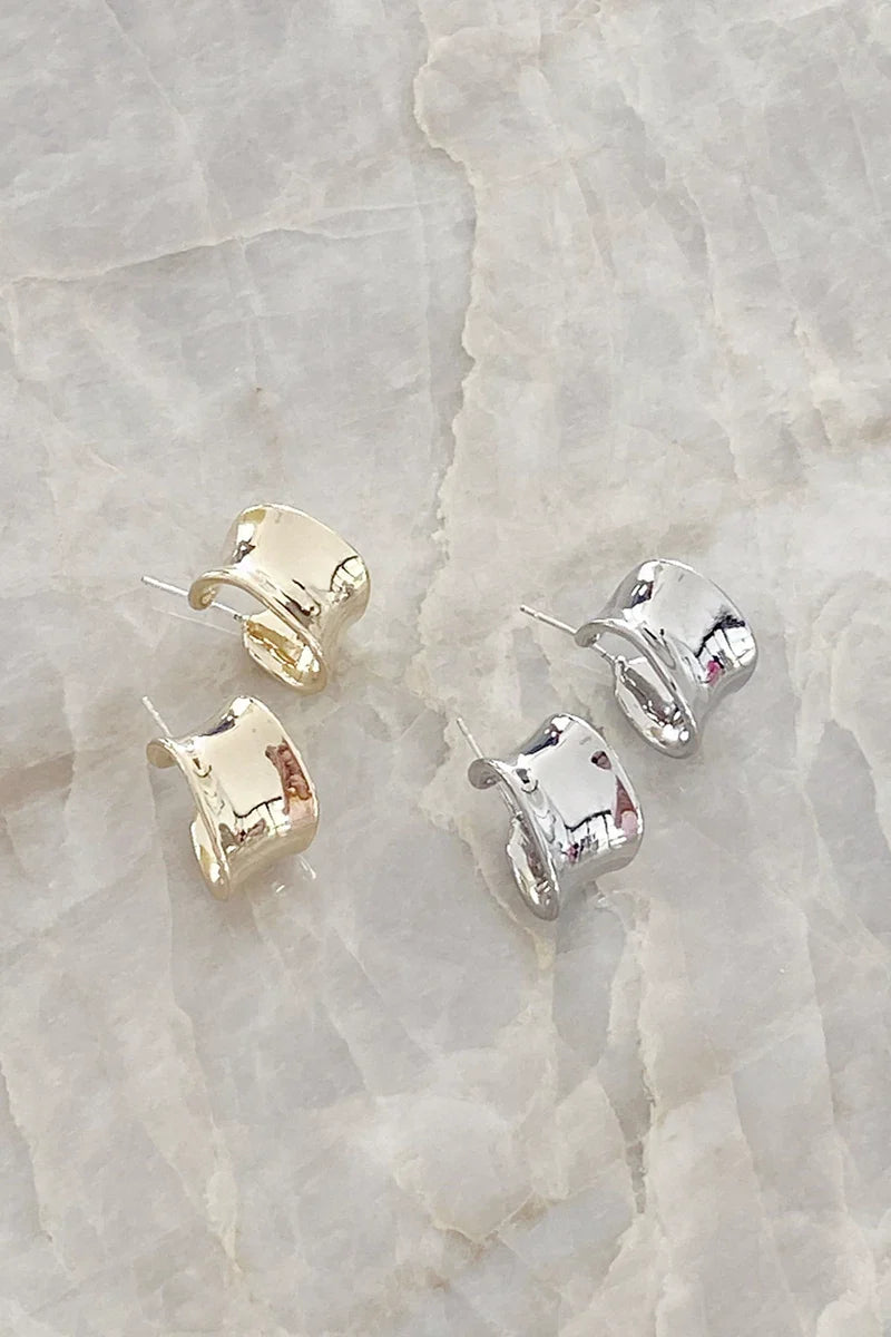 Boucles d'oreilles créoles « Erin » - Or