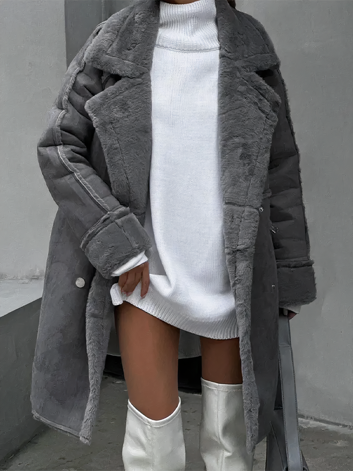 Veronica™ - Manteau coupe-vent en peluche