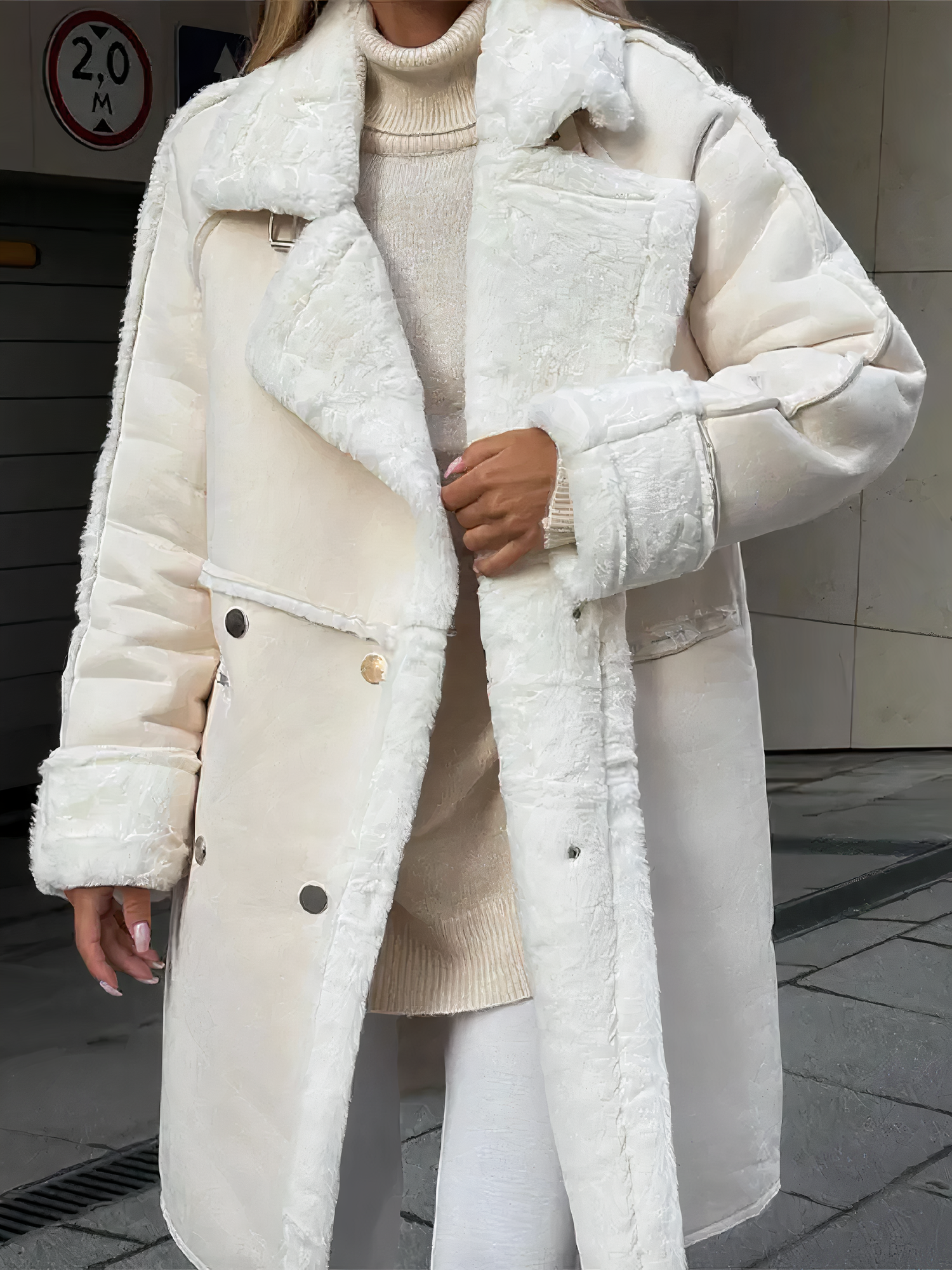 Veronica™ - Manteau coupe-vent en peluche
