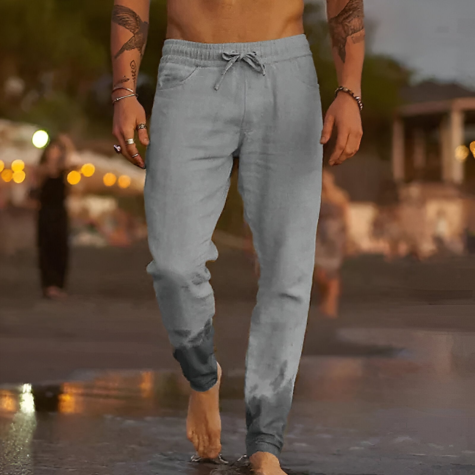 Pantalon décontracté en lin - hadewig