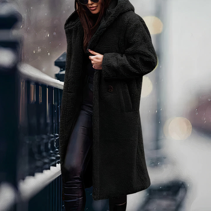 Veste d'hiver chaude en peluche pour femme - Jaylin