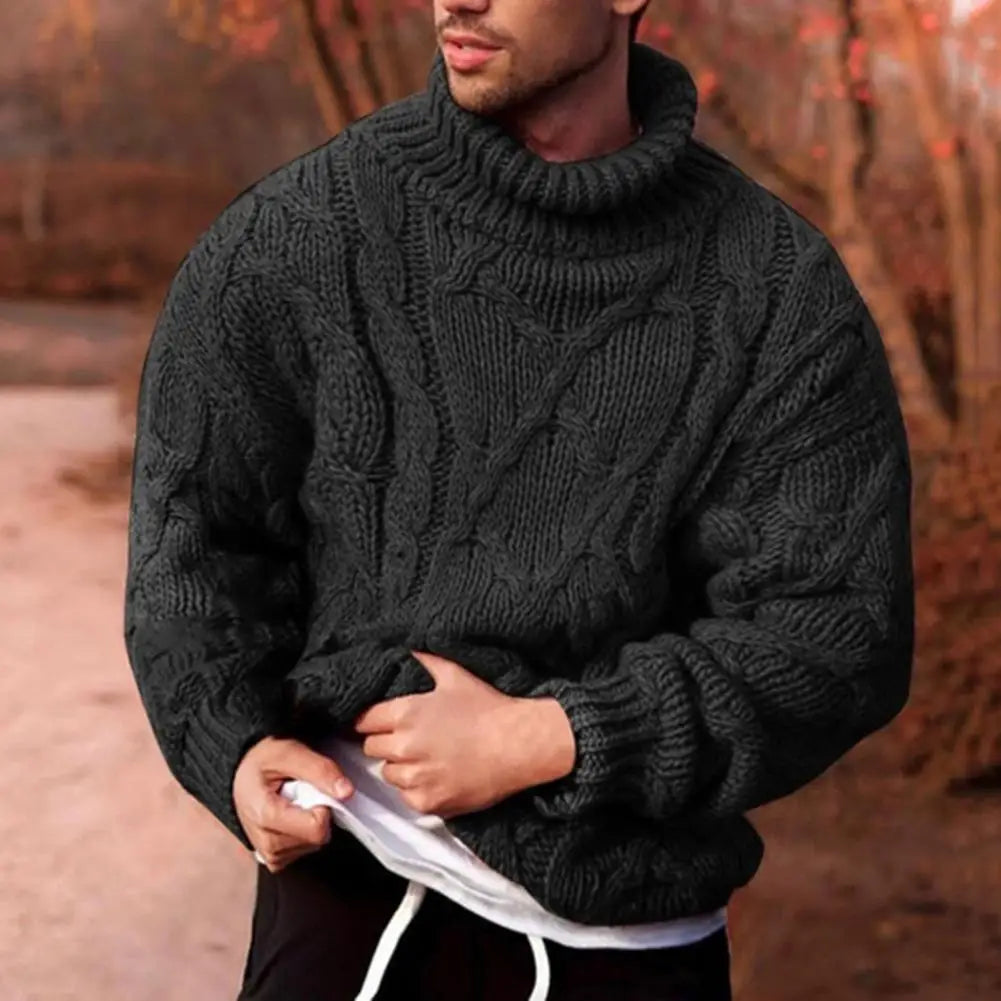 Pull homme en maille torsadée - Jenson