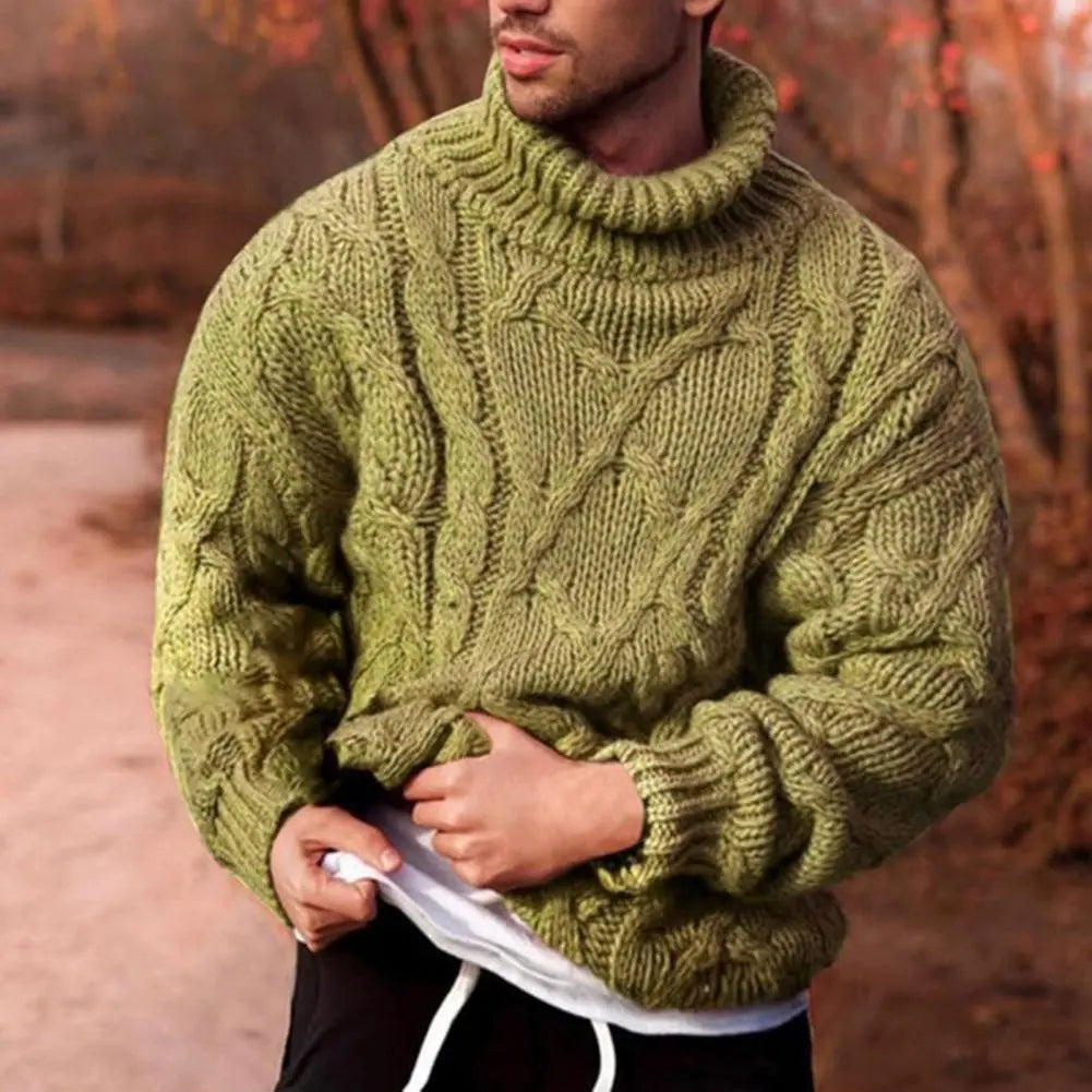 Pull homme en maille torsadée - Jenson