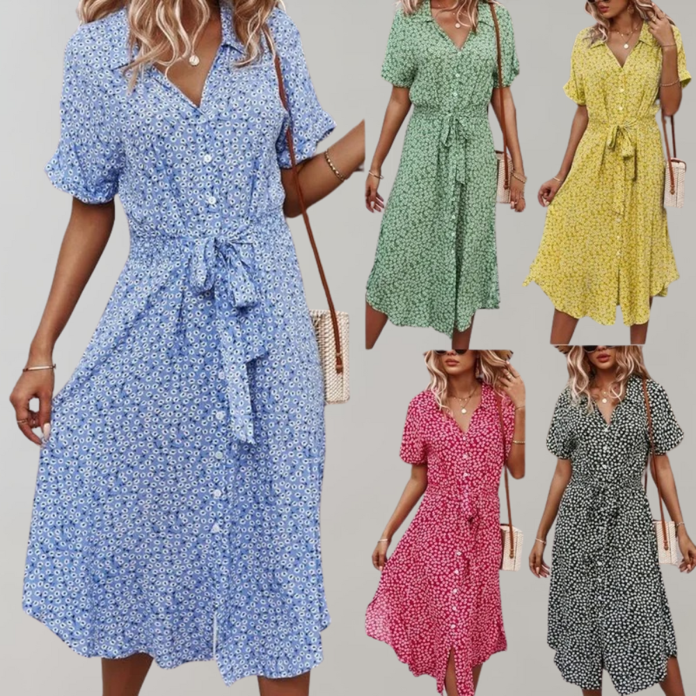 Serena - Midi Sommerkleid für Damen