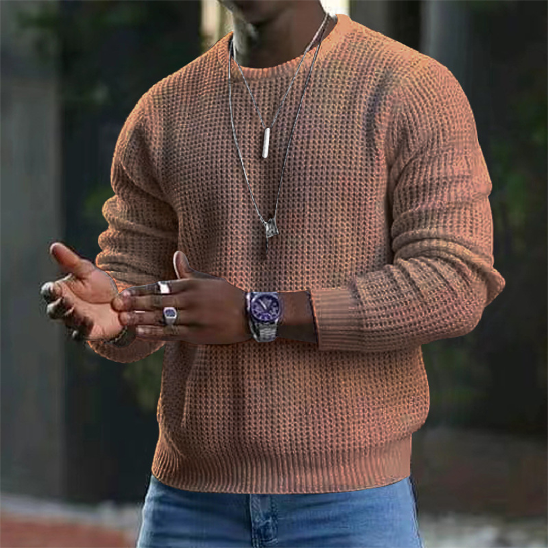 Locban - Pull doux pour homme 