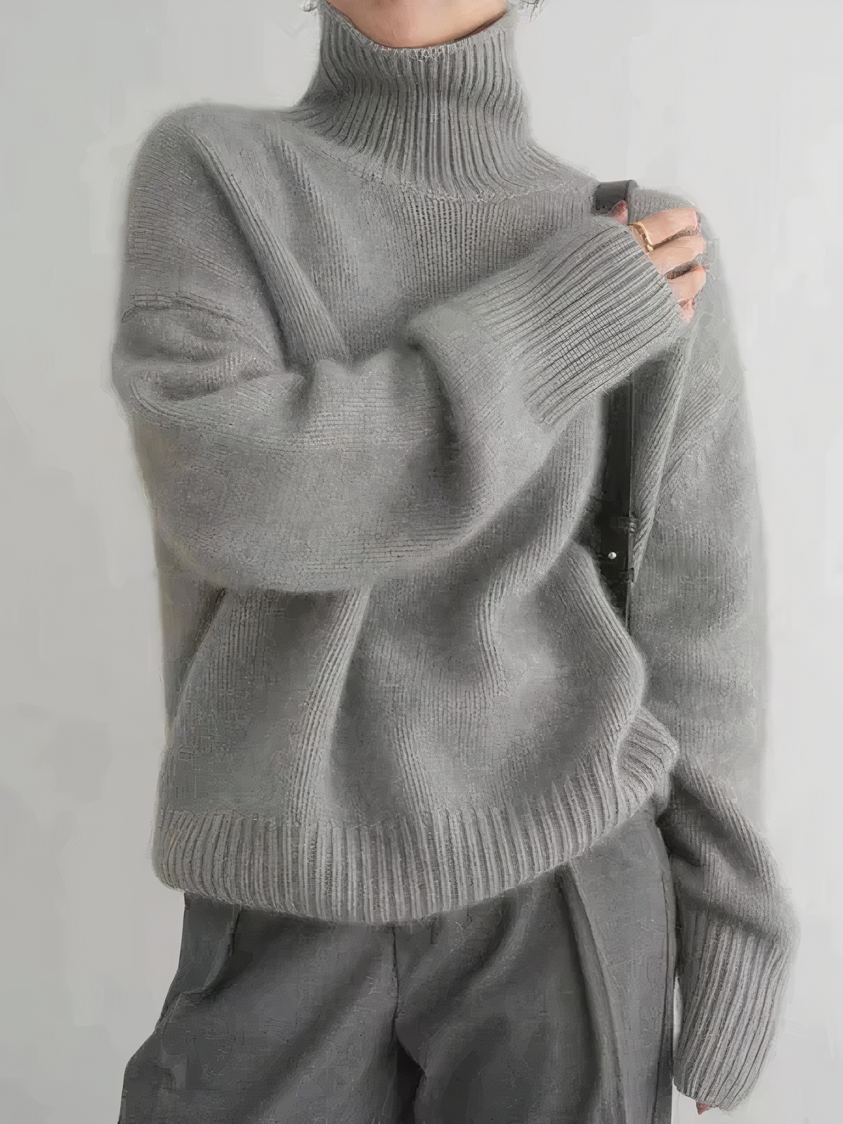 Pull col roulé en cachemire - Sonja