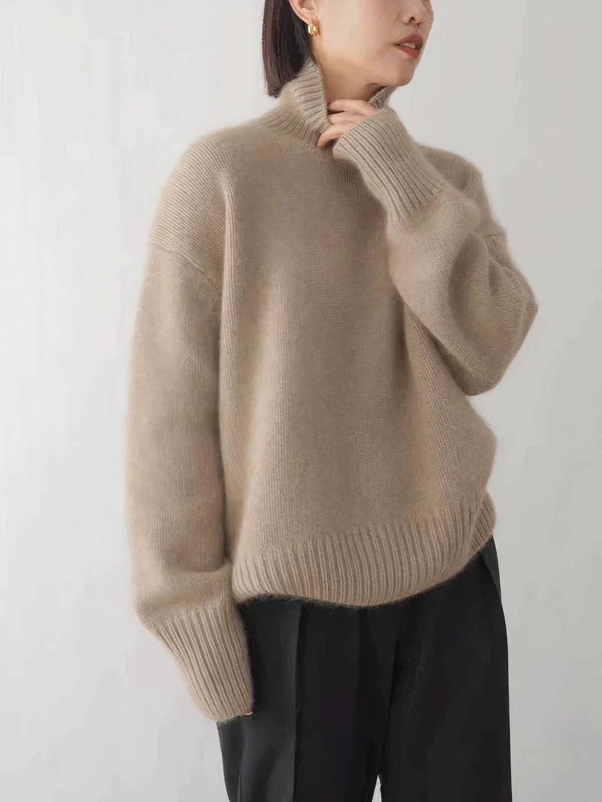 Pull col roulé en cachemire - Sonja