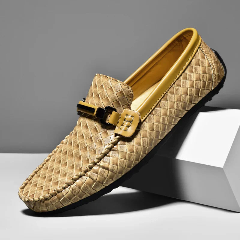 Pauline | Leder Herren schuhe Slip on Mokassins Herren atmungsaktiv mode