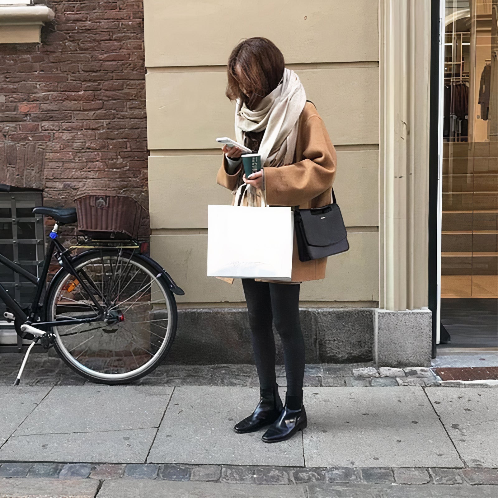 Manteau en laine pour femme pour l'hiver - Mara