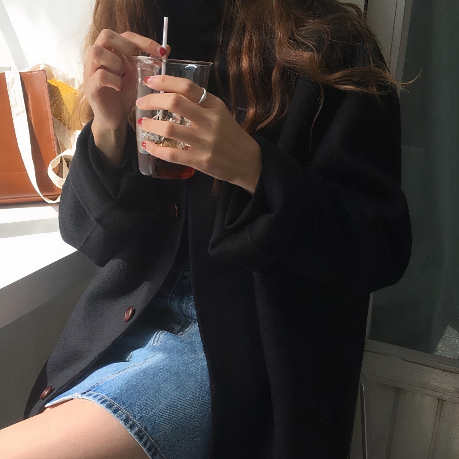 Manteau en laine pour femme pour l'hiver - Mara