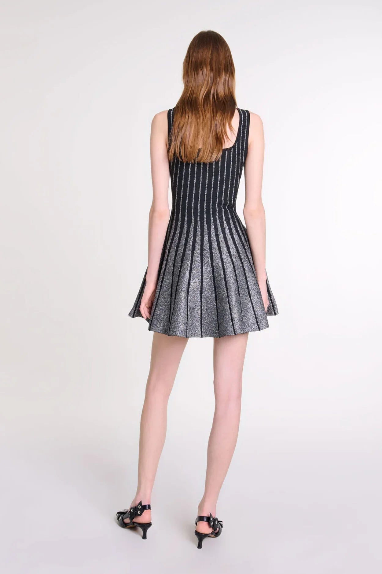 Mini-robe en maille treillis