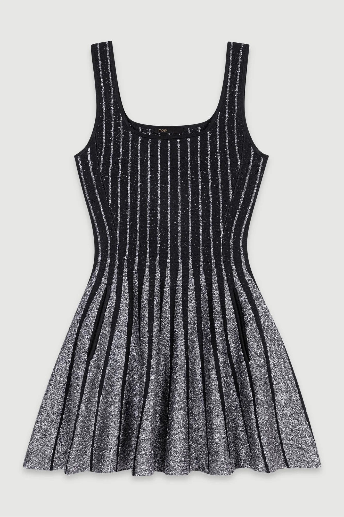 Mini-robe en maille treillis