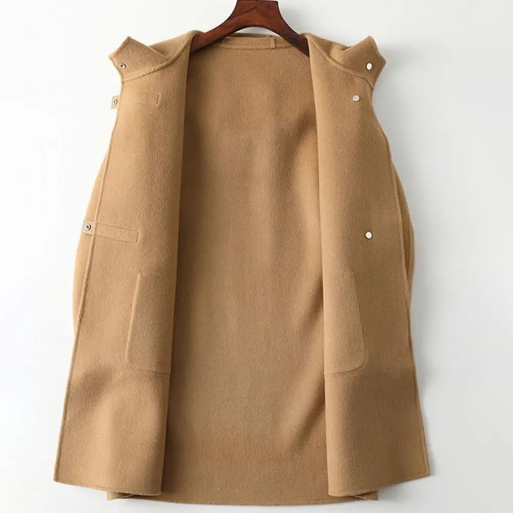 Vian | Veste en cachemire double face tendance avec capuche pour femme