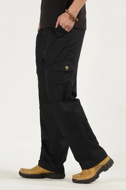 Brian - pantalon cargo ample décontracté