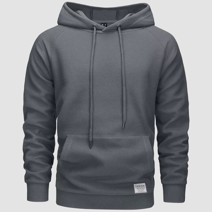 Michael – Sweat à capuche en tricot gaufré pour homme