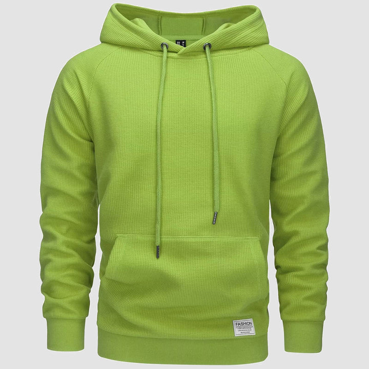 Michael – Sweat à capuche en tricot gaufré pour homme