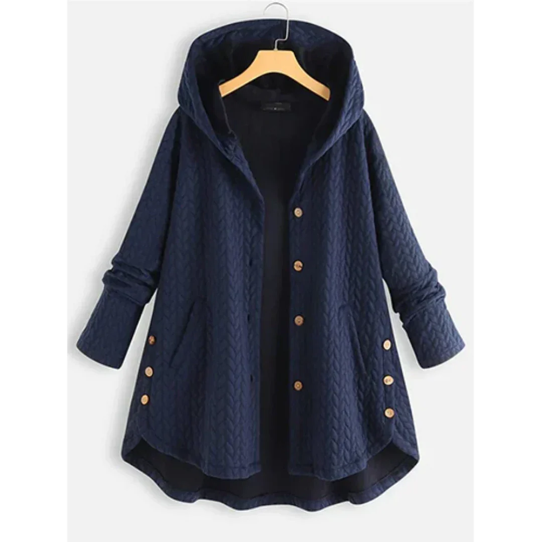 Rose | Veste longue et chaude pour femme | hiver