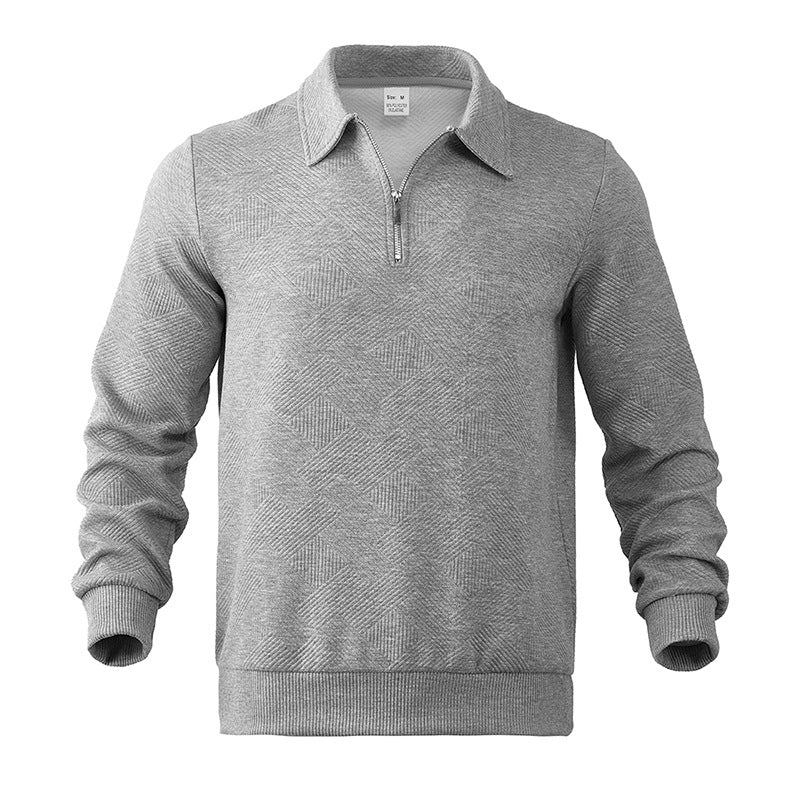 Polopullover mit reißverschluss für herren