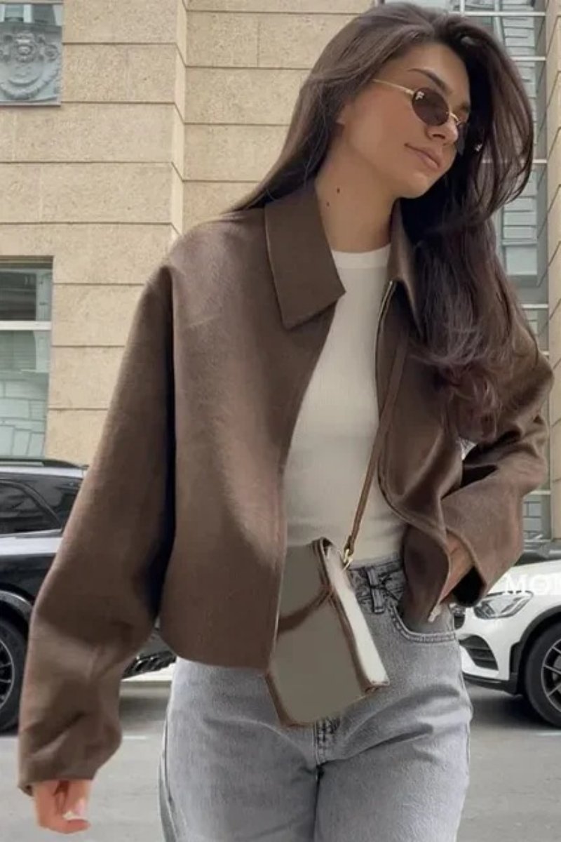 Jacke mit Reißverschluss