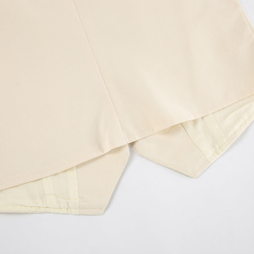 Pauline | Elegantes Leinen-Westen-Set