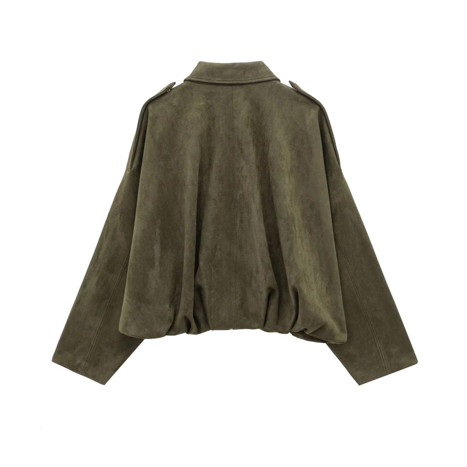 ZA Oversized Wildlederjacke