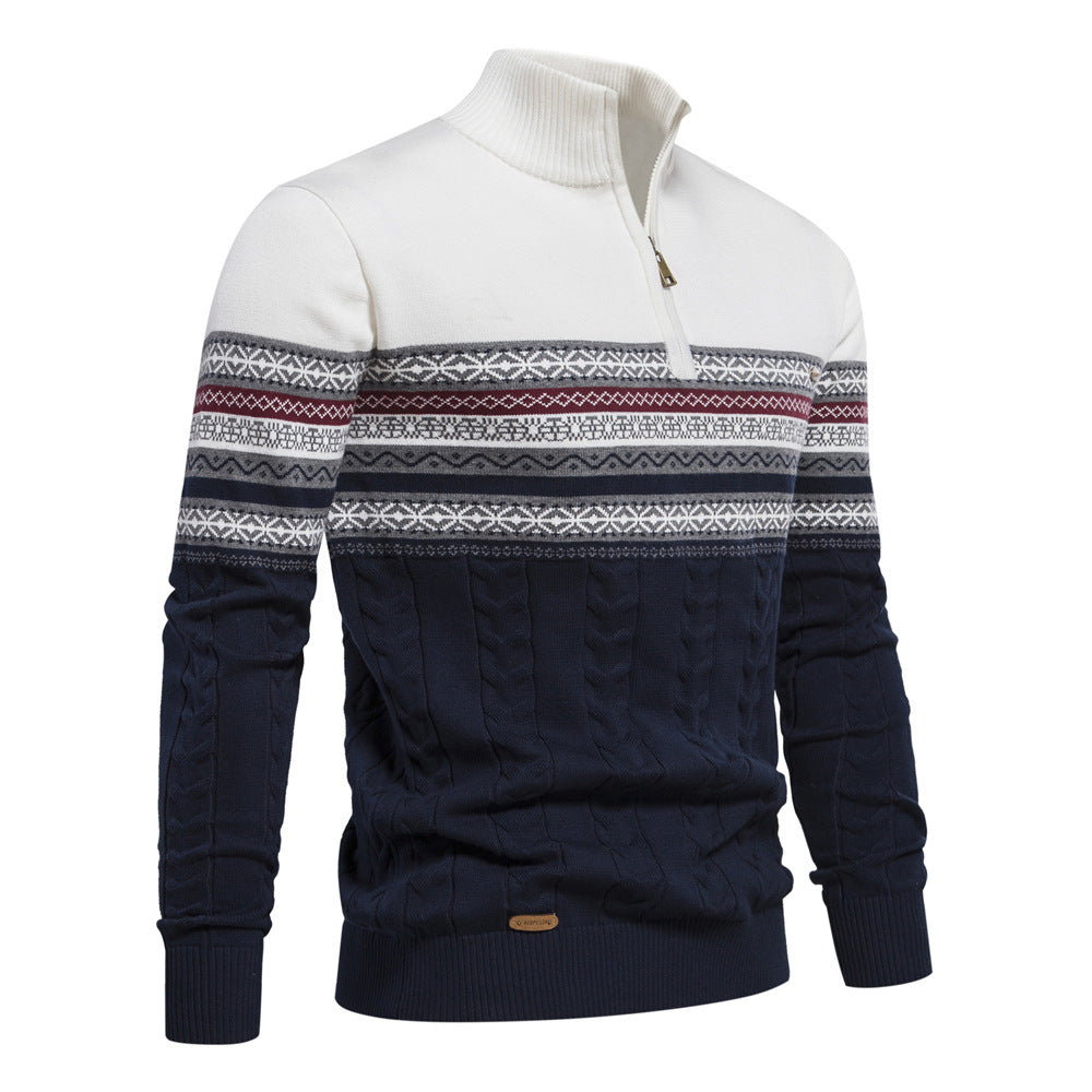 Ace - Pull de haute qualité avec motif rétro