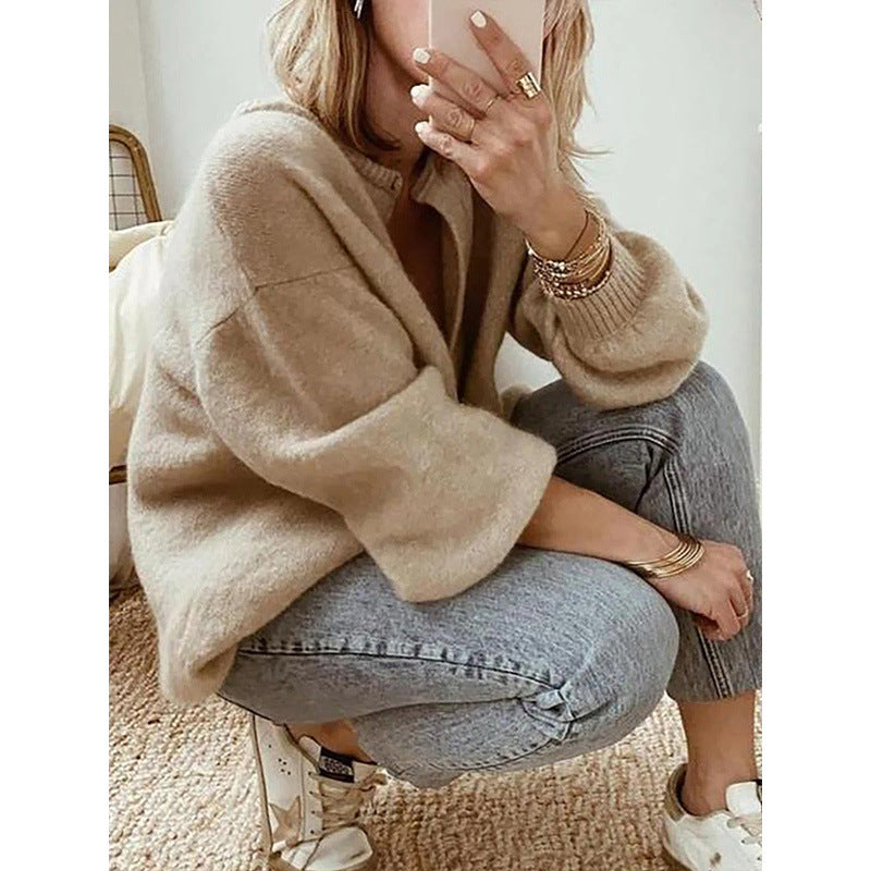 Amara® | Cardigan élégant en tricot à manches longues 
