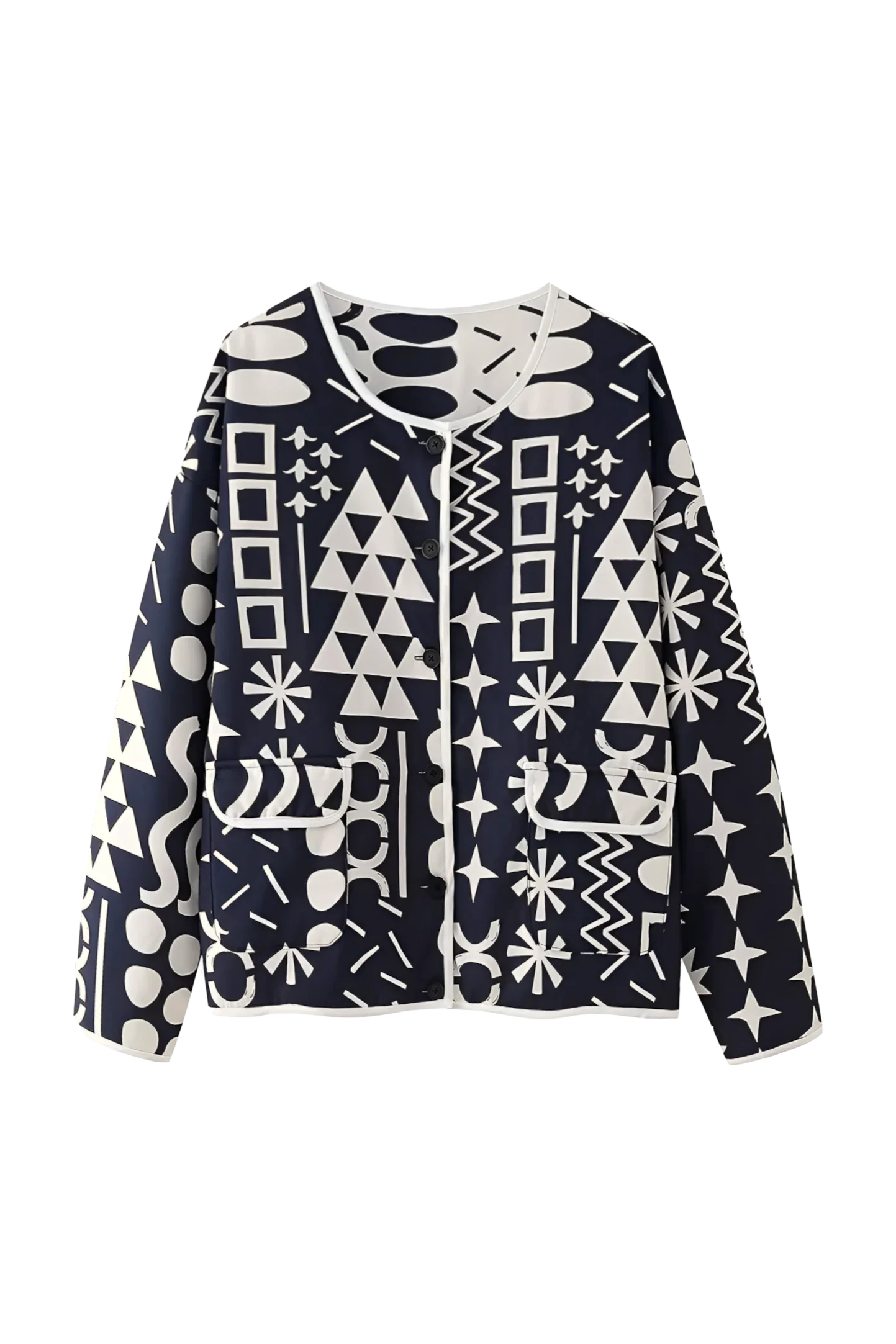 Veste matelassée à motif floral