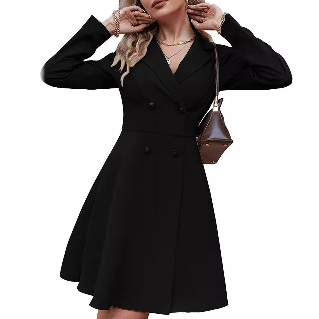 Bellachicha Langarm-Solid-Farbbluse für Damen