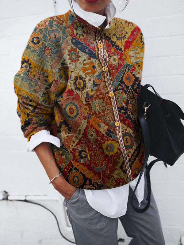 Élodie Lavin | pull élégant de style vintage
