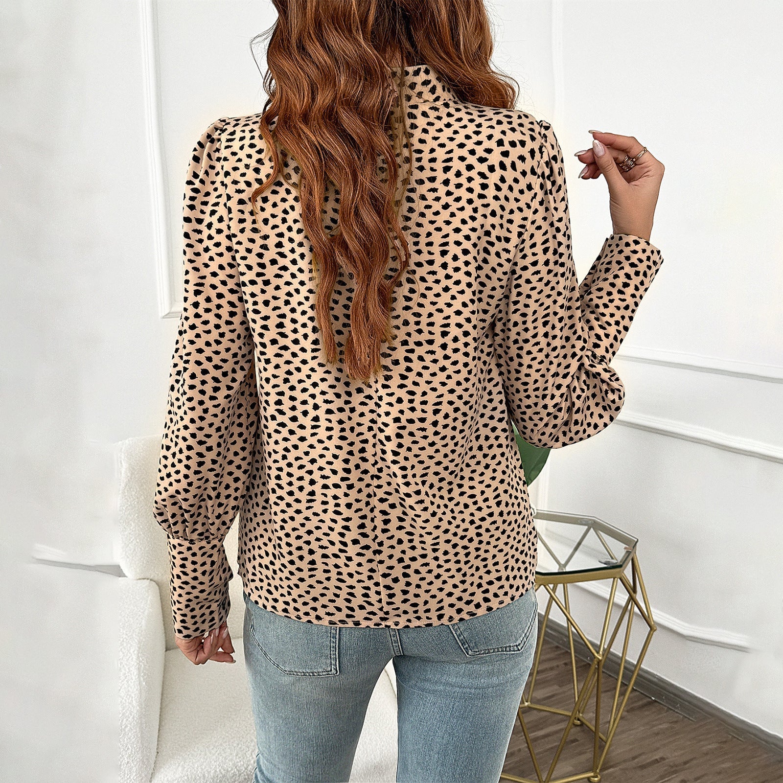 Bellachicha lässiges elegantes Langarm-Bluse
