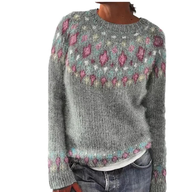 Emma – pull à motif géométrique