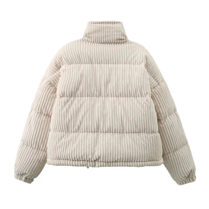 Hochwertige Cord-Winterjacke für Damen