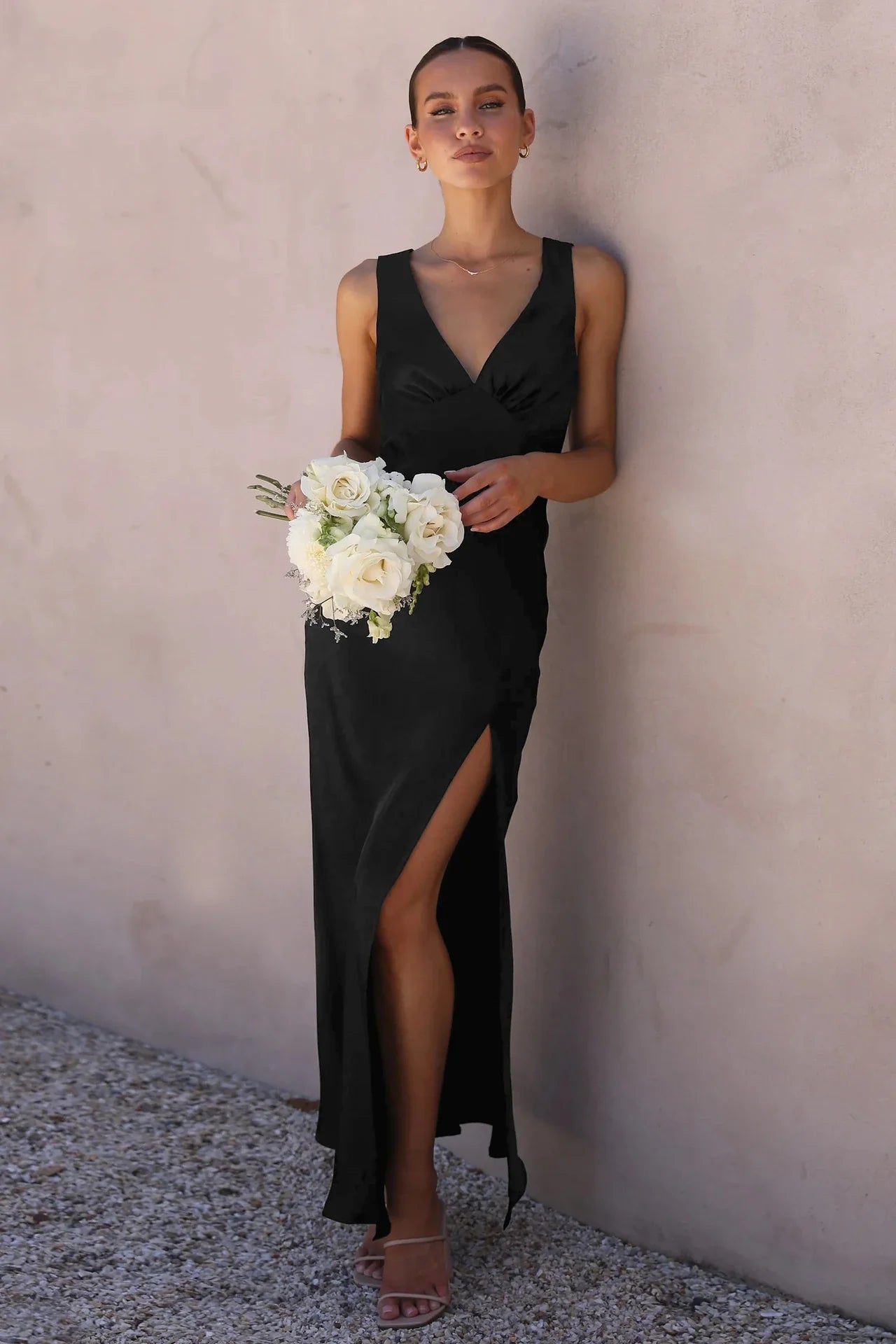 Robe longue Ziah - Noire