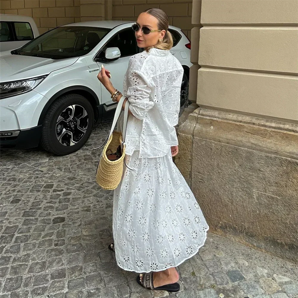 Bellachicha 2-teilig - Bluse + Hose mit Stickerei - Sommer