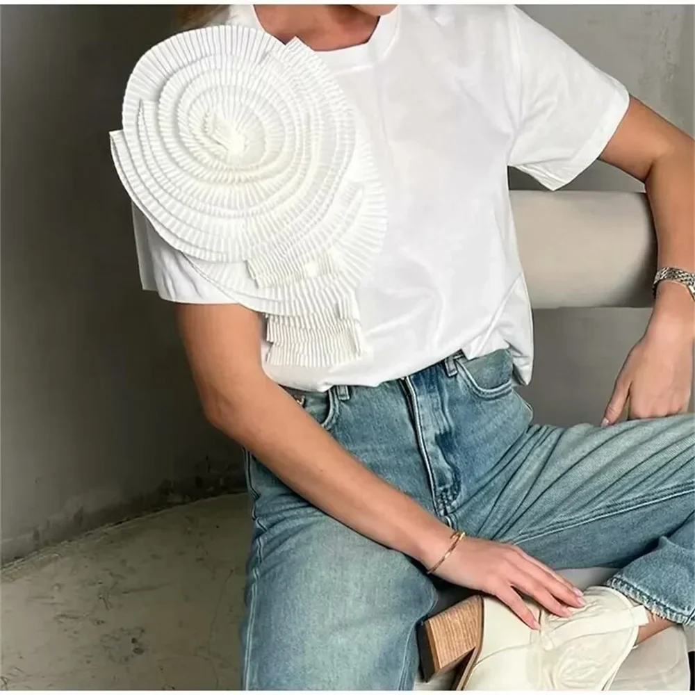 Bellachicha-shirt - Einfarbig mit Stickerei - Sommer