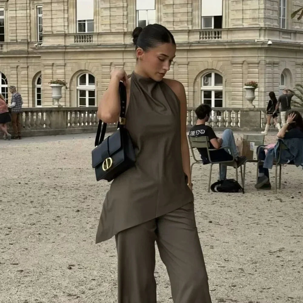 Bellachicha - Oberteil + Mid Waist Long Pants - Polyester - Sommer