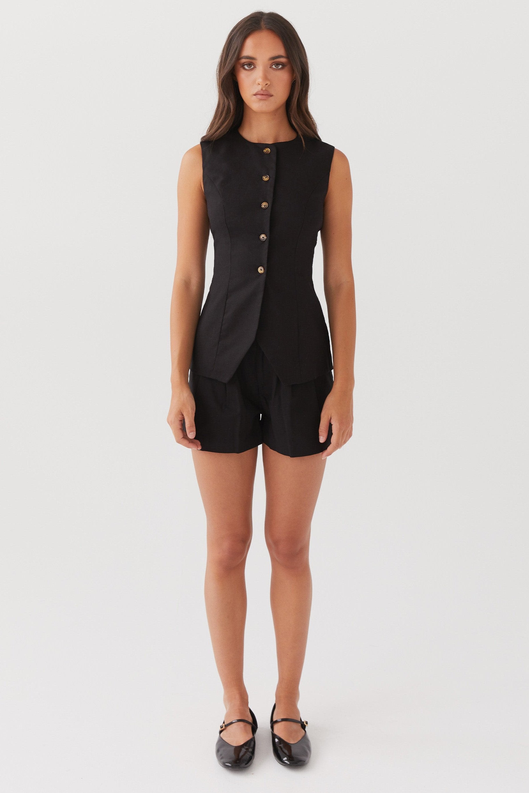 Maßgeschneidertes Shorts-Set im Siena-Stil