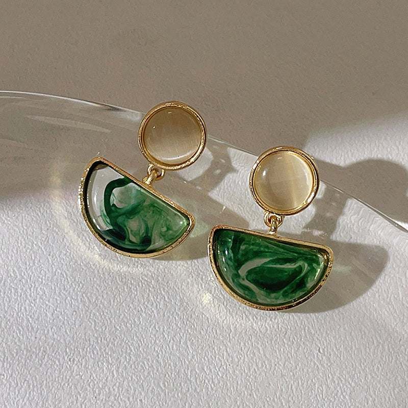 Micara - Emerald Glams - Boucles d'oreilles