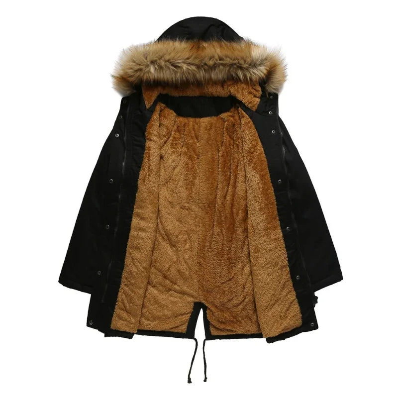 Langer Parka mit Bommel