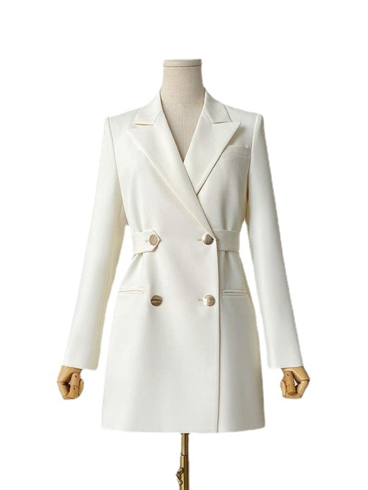 Blazer-Jacke | Stilvoller Damenblazer mit Gürtel für den perfekten Look
