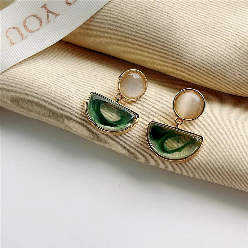 Micara - Emerald Glams - Boucles d'oreilles