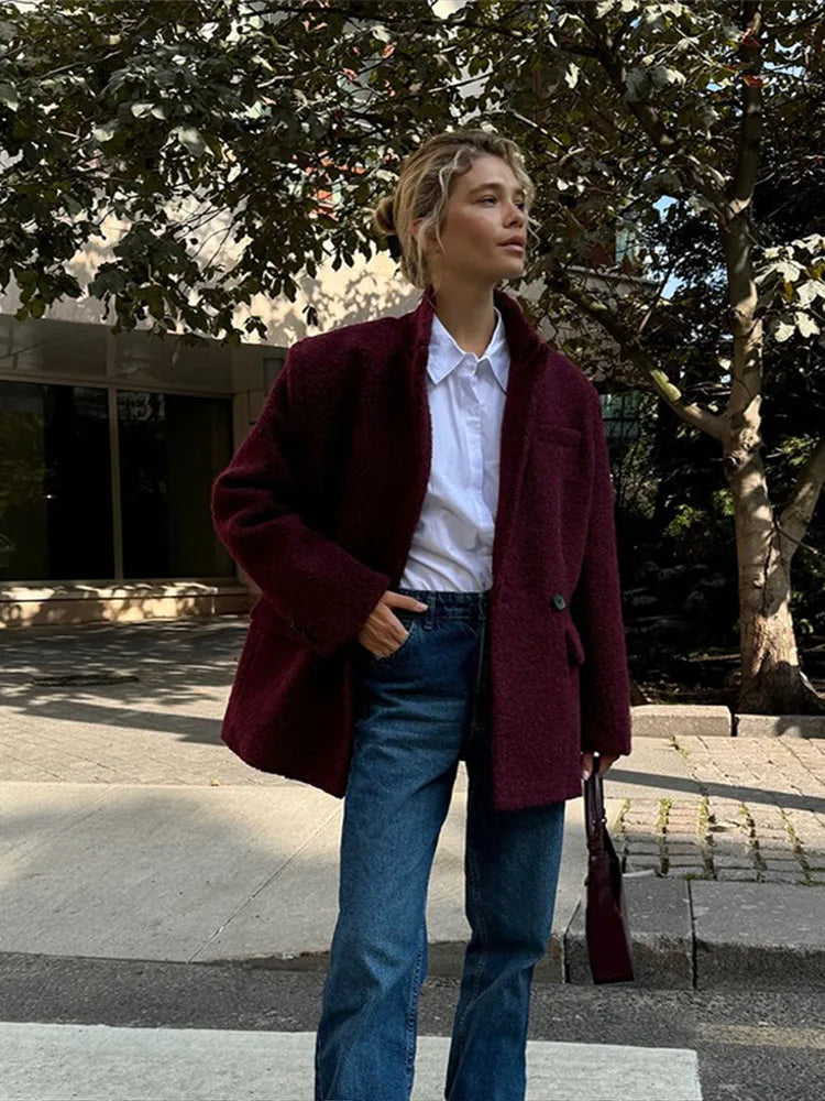 Sophia - Blazer élégant en laine 