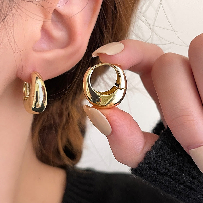 Micara - Créoles Lunaires - Boucles d'oreilles
