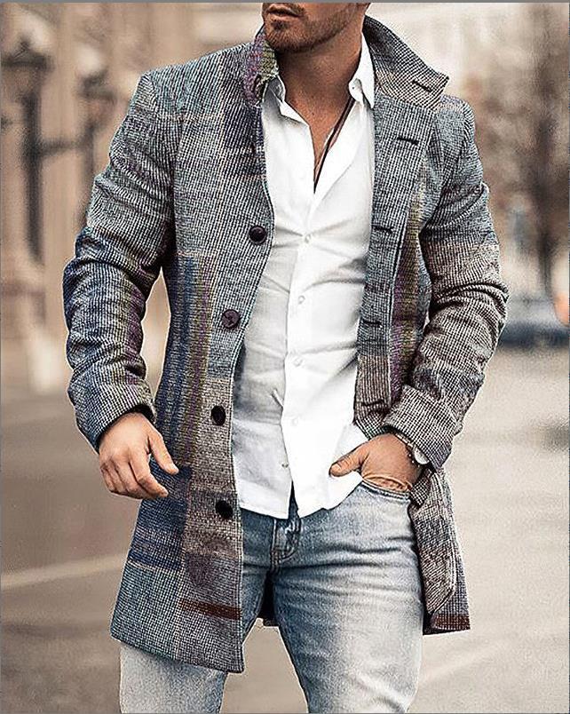 Veste d'extérieur coupe-vent pour homme