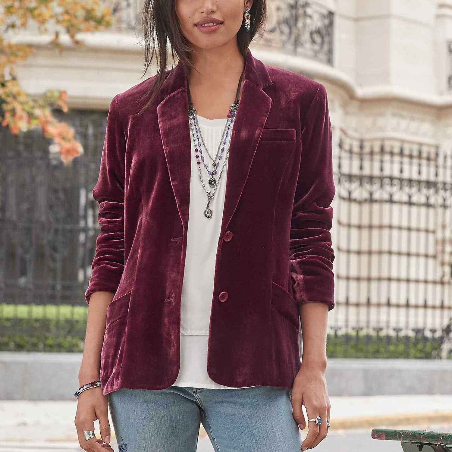 Lovie | Vintage Mode Blazer Jacke