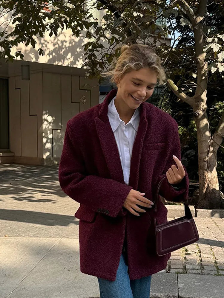 Sophia - Blazer élégant en laine 